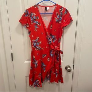 H&M Floral Wrap Dress